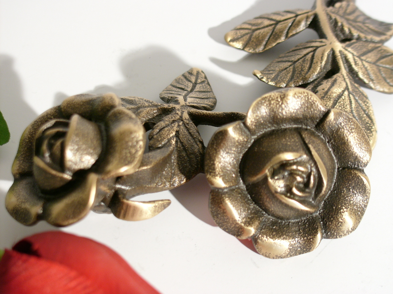 Rose mit zwei Blüten