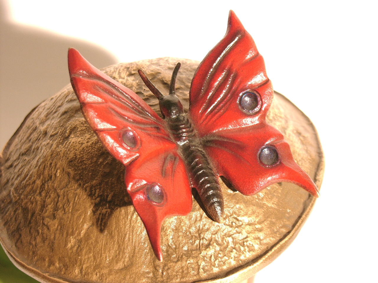 Kindergrablaterne, "Schmetterling", Grabschmuck