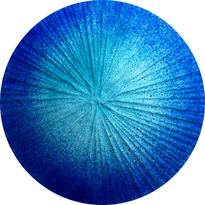 Glasrelief  "Strahlen I "