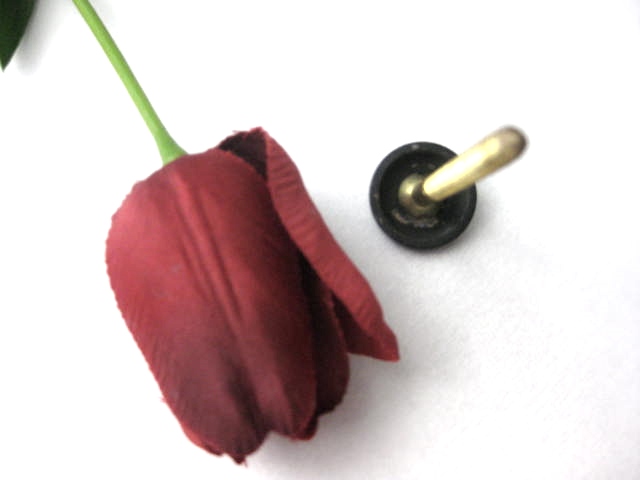 Rosettenschraube Messing 6 cm