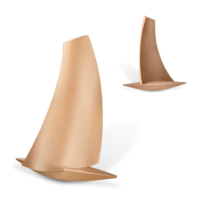 Schiff von Strassacker aus Bronze